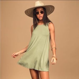Lulus sleeveless swing dress